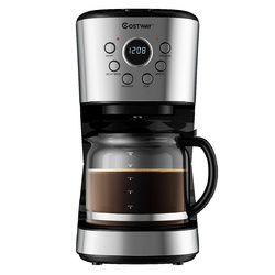 12-cup LCD Display Programmable Coffee Maker Brew Machine